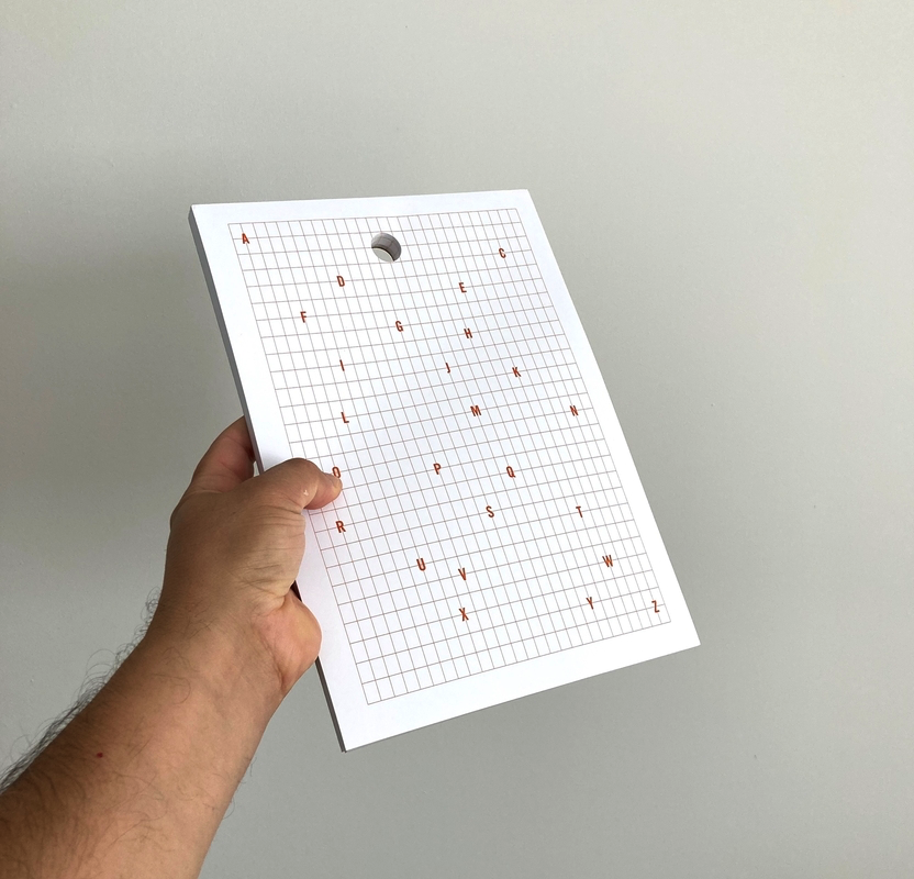 Micah Lexier, A pad of paper, edition published by BELETAGE