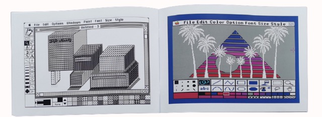 Fanzine #10 Kristen Roos with images from his research into the history of paint software for early personal computers
