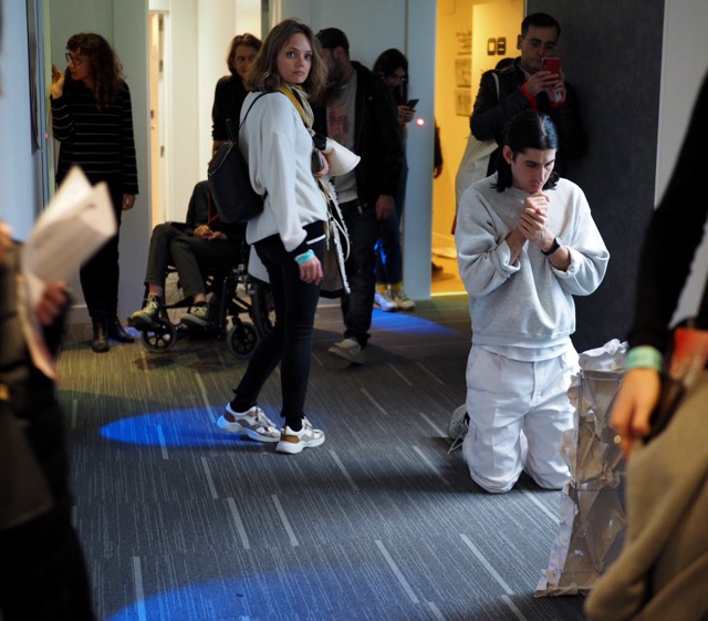 Hybrid Art Fair, Madrid, 2020, Performance Domingo Chaves