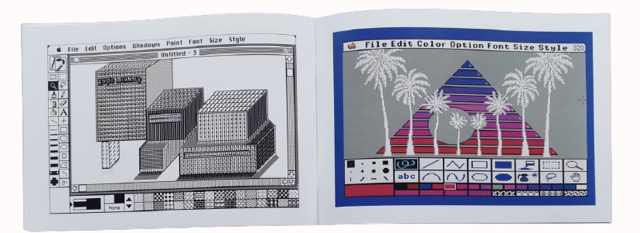 Fanzine #10 Kristen Roos with images from his research into the history of paint software for early personal computers